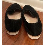 Caslon  Black Suede Penny Loafers Size 8.5 Women’s White Sole Photo 1