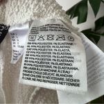 H&M textured pull on Wide Leg Pants Cream Women’s SIZE LARGE Photo 3