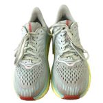 Hoka One One Clifton 7 Womens Mint/Yellow Lace Up Running Sneakers Shoes Sz 6.5 Blue Photo 1