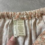 Japna  Pink and White Floral Mini Skirt Photo 3