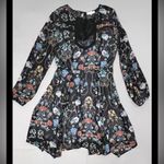 Sugar Lips A Line Dress | Black Floral Lace Bib | XS Photo 1