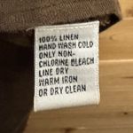 Talbots Vintage  Size Large Irish Linen V Neck Babydoll Style Tank Photo 6