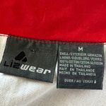 Liz Claiborne VTG Womens Red Barn Jacket Size Medkium Fisherman core Fall Photo 2