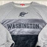 Mitchell & Ness Washington Wizards New! Womens gray  Velour Fleece pullover  XL Photo 1