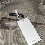 Mango NWT MNG X houndstooth Mini Skirt Button Detail Chic & Modern XL Photo 6