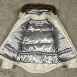 wilson's leather  Maxima Coat Womens XL White Faux Fur Hooded Jacket Insulated Photo 7