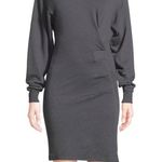 Isabel Marant Etoile “Fewlyn” Dark Gray Long Sleeve Dress Size 36 Photo 3