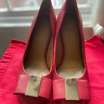 Tory Burch Red Heels with Decorative Bow Photo 2