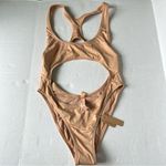 SKIMS NWT  swim cut out monokini ochre XS Photo 1