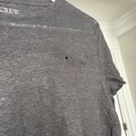 J.Crew New Relaxed Linen T-shirt Short Sleeve Black Photo 3