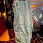Jones New York Vintage Y2K Jeans Denim Maxi Dress with cargo pockets size 8 Photo 0