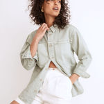Madewell  Denim Ames Oversized Shirt-Jacket: Garment-Dyed Edition Size XXL Photo 0