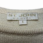 St. John  Basics Womens Santana Knit Beige Tank Top Small Scoop Neck Quiet Luxury Photo 8