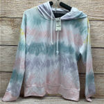 Jenni  Intimates‎ Tie Dye Hoodie Pullover Rainbow Pastel Casual [Size XS] Photo 0