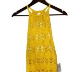 House of Harlow 1960 Crochet Knit Maxi Dress NEW size Small Yellow Photo 2