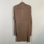 Anagram Women's Brown Tencel Loose Fit Long Sleeve Faux Wrap Dress Size L Size L Photo 9