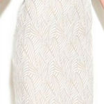 Calvin Klein NWT Dress Sz 14 Sheath Ret $134 Neutrals Office Classic Old Money Photo 0