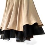 Fouy Chov Beige Halter Neck Cocktail Dress Photo 4