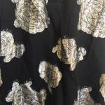 Lucky Brand  Black rose floral babydoll chiffon top‎ Photo 2