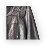 Sandro  𖦹 Cropped Swing Jacket 𖦹 Metallic Black + Silver Hardware 𖦹 Medium 𖦹 Photo 5