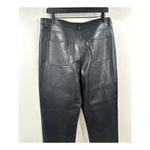 Wilfred  the melin pant High-waisted Vegan Leather pants Straight Size 12 Photo 6