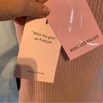 Avec Les Filles  Pink Moonbeam Ribbed Sweater Tank Top NWT Size XL X-Large Photo 5