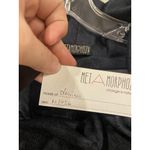 Metamorphoza Dress Womens Medium US6 Dark Indigo Denim Cocoon Short Sleeve Blue Photo 2