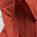 Mustard Seed  orange button down tunic sleeveless top size medium Photo 2