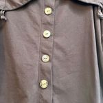 Neon Buddha Brown Jacket Cinch Waist Button Up Small Brown Photo 1