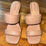 Cole Haan Women's Block Heel Sandals tan Leather classic wedding size 9 career Photo 0