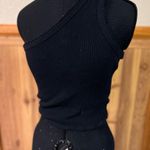 Urban Outfitters Black one strap tank top  Photo 1