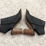 Steve Madden  notedd Faux Leather Peep Toe Block‎ heel Bootie black size 9 Photo 4