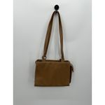 Y2K Vintage Small Shoulder Purse Brown Patchwork Faux Leather Boho Artsy Photo 1