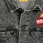 Universal Studios 2022 Halloween Horror Nights Denim Jean Jacket Adults Large Black Photo 5