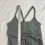 American Eagle Gray Tie Back Tank Dress Photo 4