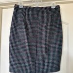 J.Crew - Adorable Houndstooth Wool Zip Up Asymmetrical Skirt - Brand new condition! Photo 9