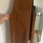 Everly Brown Overall Dress Photo 0