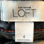 Loft Ann Taylor  denim mini skirt, size 4 Photo 5