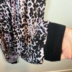 Karina Grimaldi  Womens Ivy Print Pants in Montana Animal Print Jogger Pockets XS Photo 3