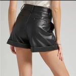 Generation Love Black High Rise Faux Leather Shorts 12 Casual Vegan Womens Photo 4