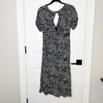 Free People  Looking For Love Black White Midi Dress Size 4 Boho Festival Photo 9