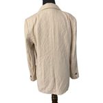 H&M Linen Blend Blazer XS Beige Lightweight Single Button Jacket Women’s Career Photo 1