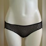 Victoria's Secret Victoria Secret Black Sheer Baby Doll I intimate Glitter With Sheer Bottom Sz S Photo 9
