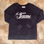 Anthropologie X Sol Angeles "La Femme" Graphic Crewneck Sweatshirt, Size XS Photo 1