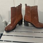 Franco Sarto  Boots Leather Heel 3.75” A Paula Brown Size 10M NWOT Photo 7