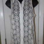 Pins and Needles Sleeveless Blouse S White Photo 0