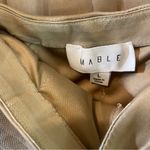 Mable tulle ruffle strapless elegant taupe mini dress women Size Large Photo 10