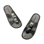 Alegria Pisa Chrome Patent Leather Sandals Silver Gray Size 38 Photo 1