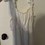American Threads White Fringe Dress short Photo 0
