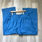 Lili Sidonio Pants cotton wide leg womens Blue (medium) bright minimalist comfy Photo 4